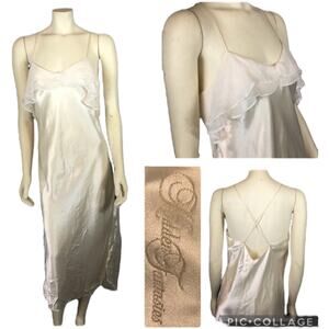 American Vintage retro romantic hidden fantasy ivory sheer slip size medium
